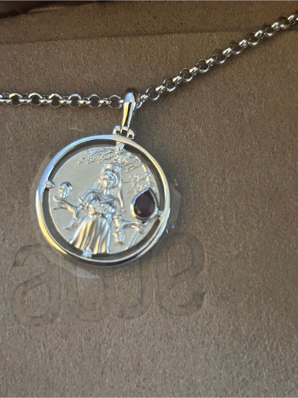 Sterling Silver Persephone pendant necklace